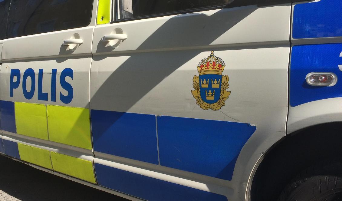 Stenkastning mot polis inträffade i Gränby i Uppsala vid ett ingripande. Foto: Epoch Times