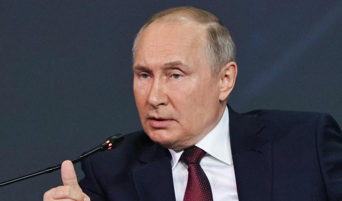 Rysslands president Vladimir Putin säger att han vill normalisera relationen mellan Ryssland och USA. Foto: Sergei Bobylev/AP/TT
