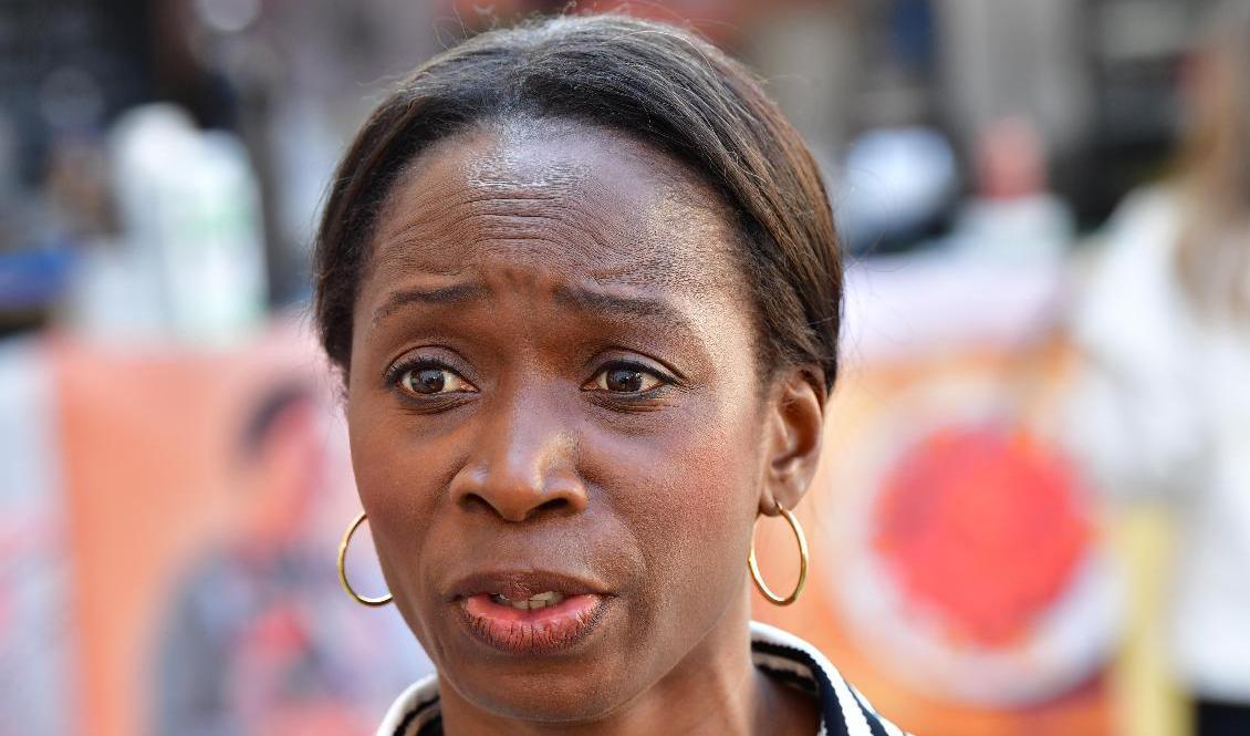 Liberalernas partiledare Nyamko Sabuni nyligen under Järvaveckan i Rinkeby. Foto: Jonas Ekströmer/TT