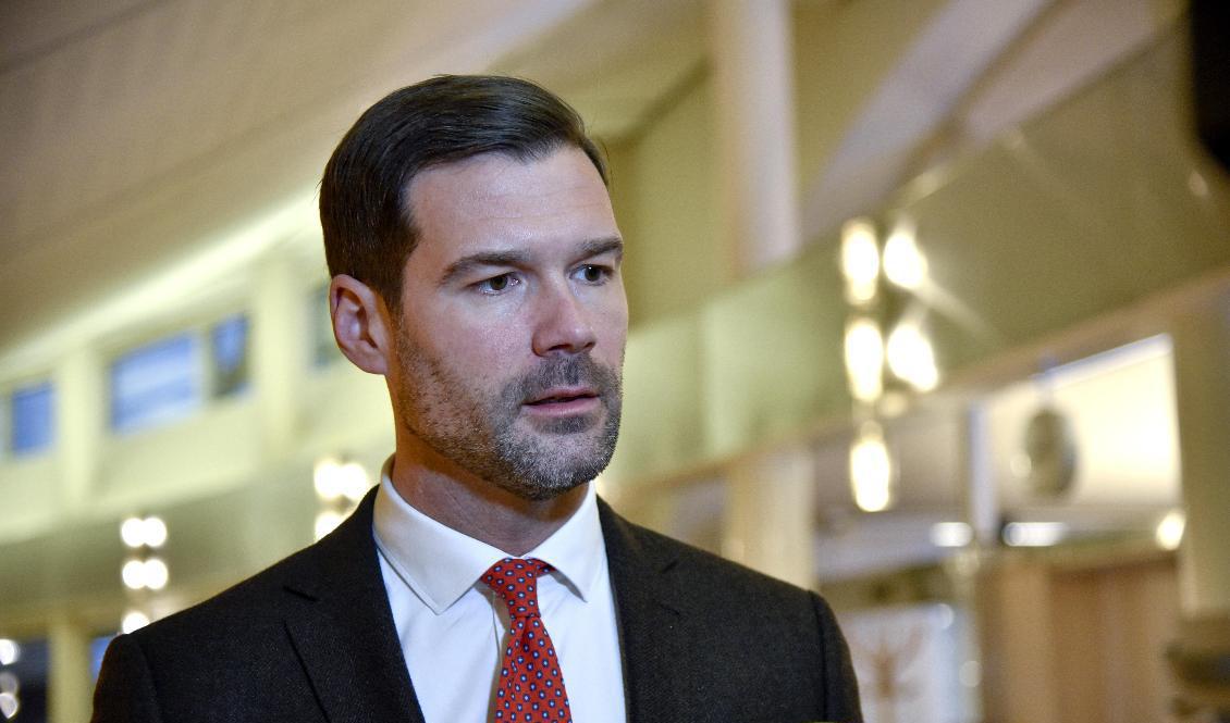 Moderaternas rättspolitiske talesperson Johan Forssell. Arkivbild. Foto: Tove Eriksson/TT