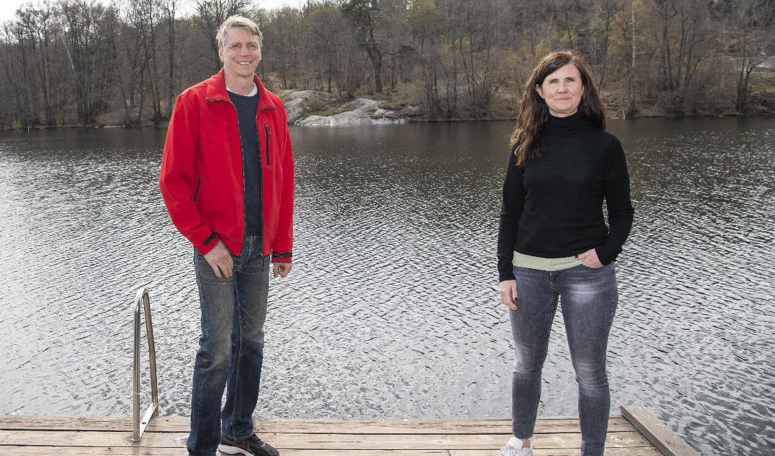 Miljöpartiets språkrör Per Bolund och Märta Stenevi. Arkivbild. Foto: Carl-Olof Zimmerman/TT