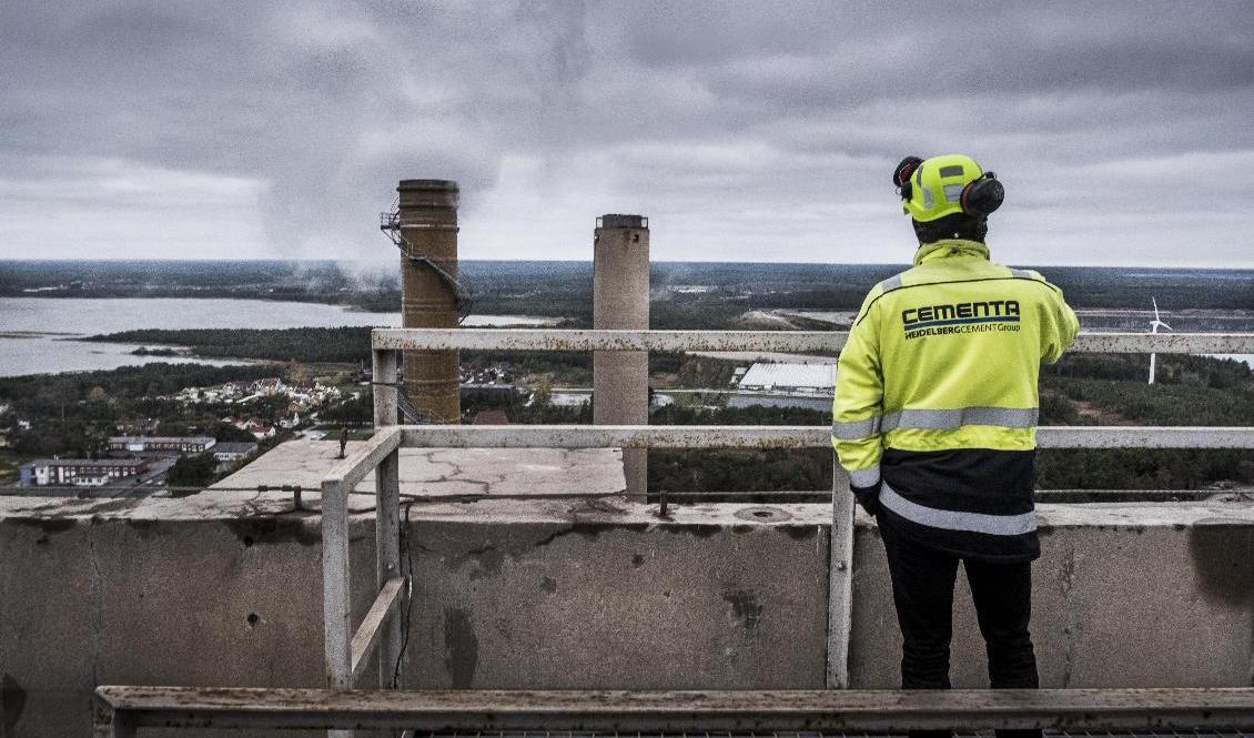 Det är fortfarande ovisst vad regeringen kan göra för att förhindra det cementstopp som byggbranschen varnar för om Cementa inte får fortsätta bryta kalksten i Slite. Arkivbild. Magnus Foto: Hjalmarson Neideman/SvD/TT