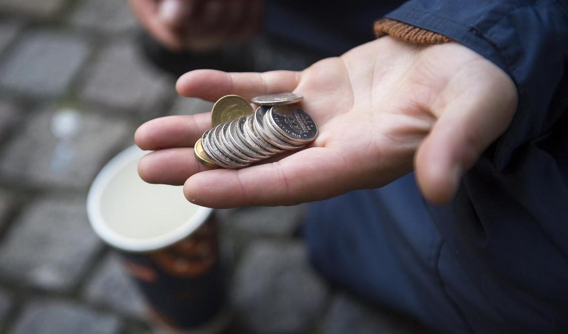 Barn som utsätts för människohandel i Sverige utnyttjas bland annat för att begå brott, för sexuella ändamål eller för att tigga. Arkivbild. Foto: Emil Langvad/TT