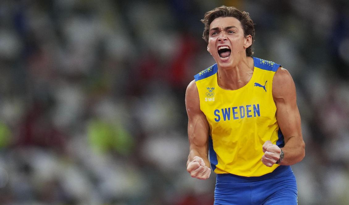 Armand Duplantis motsvarande förväntningarna och tog guldet. Foto: Björn Larsson Rosvall/TT
