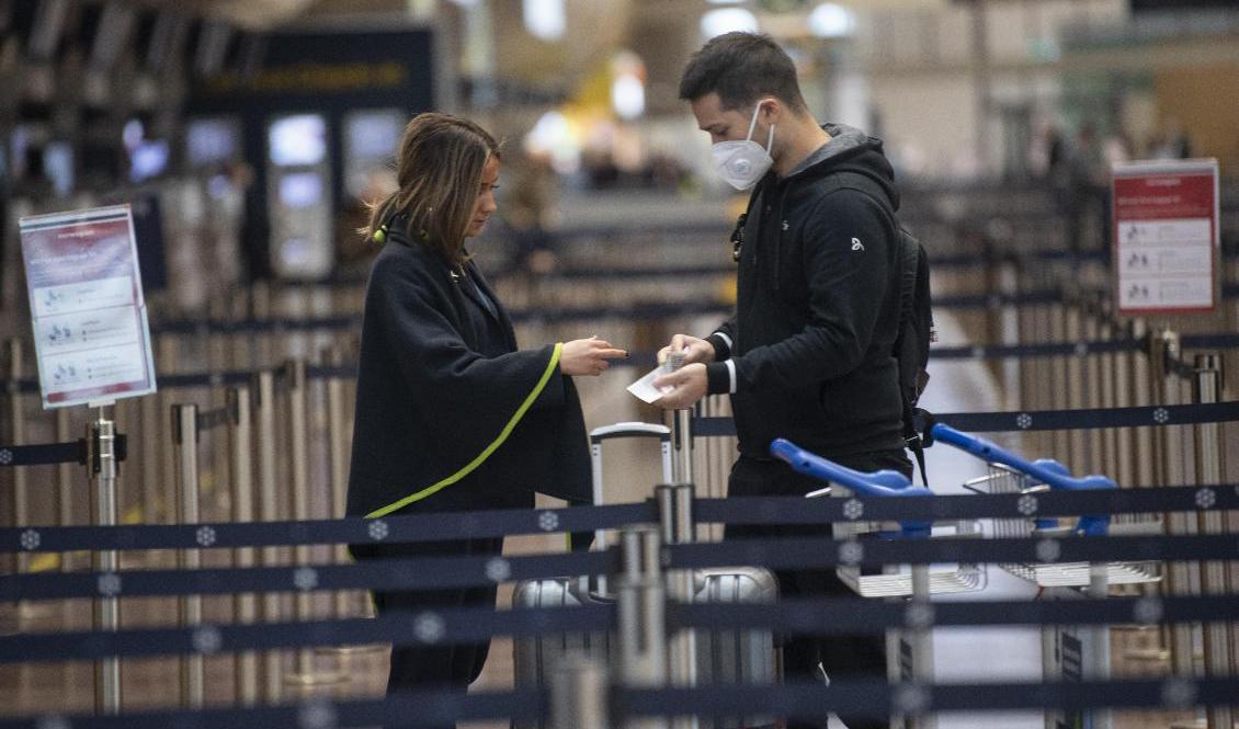 En resebyrå misstänks ha förfalskat covidintyg. Arkivbild. Foto: Fredrik Sandberg/TT
