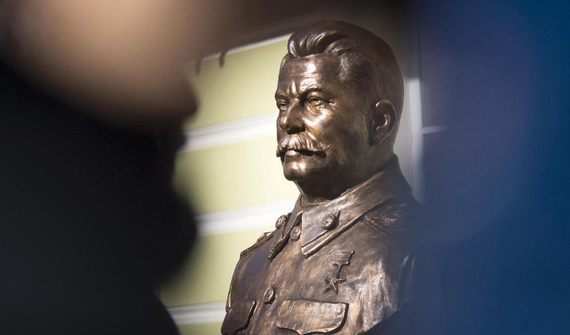 En byst av Sovjetunionens diktator Josef Stalin i Rysslands huvudstad Moskva. Arkivbild. Foto: Alexander Zemlianichenko