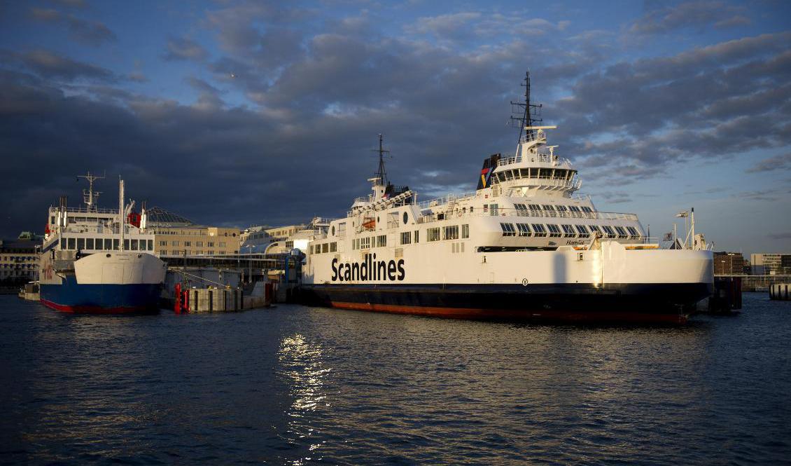 De tre vuxna greps i hamnen i Helsingborg på lördagen. Arkivbild. Foto: Björn Lindgren/TT