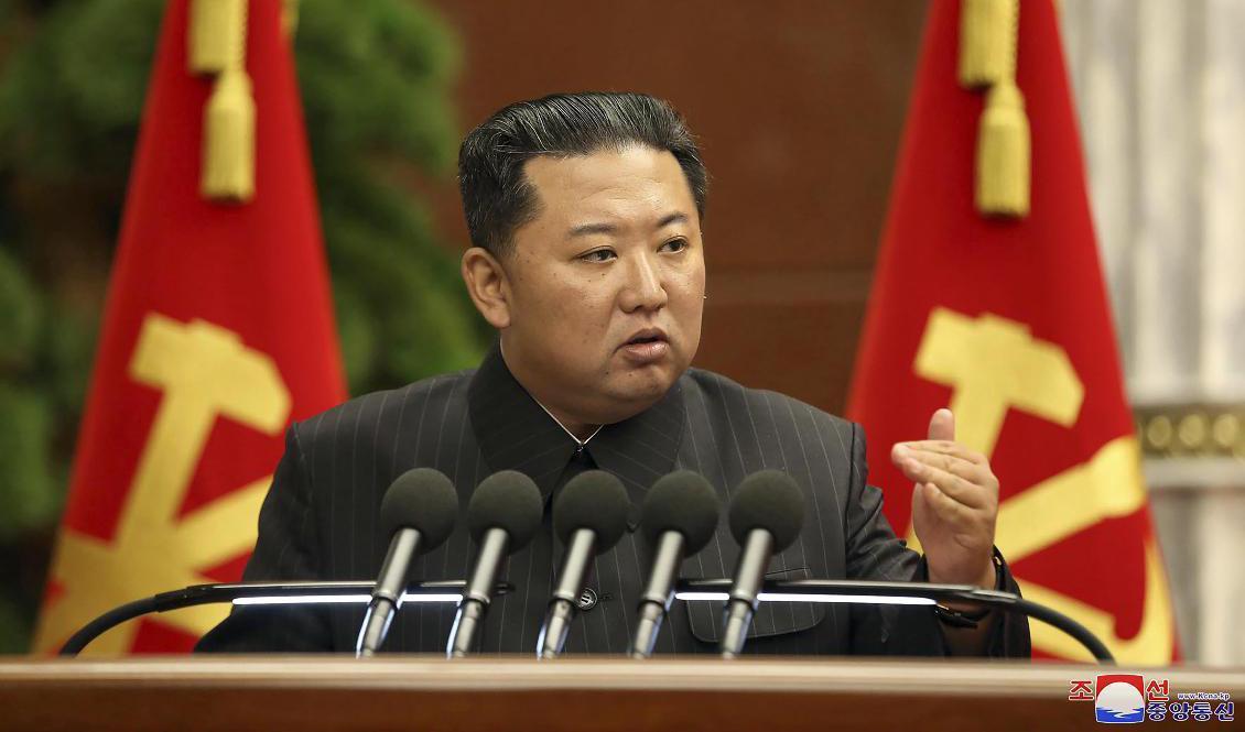 Nordkoreas diktator Kim Jong-Un tidigare i september. Foto: KCNA/AP/TT