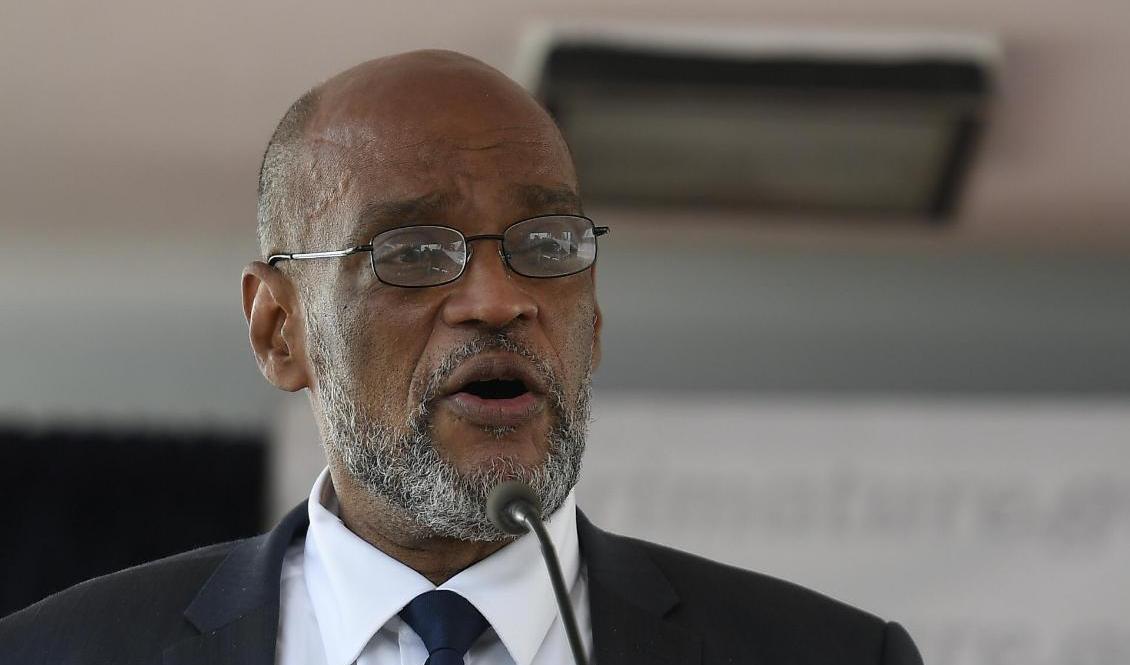 Haitis premiärminister Ariel Henry misstänks av landets chefsåklagare för inblandning i mordet på president Jovenel Moïse i juli i år. Arkivbild. Foto: Matias Delacroix/AP/TT