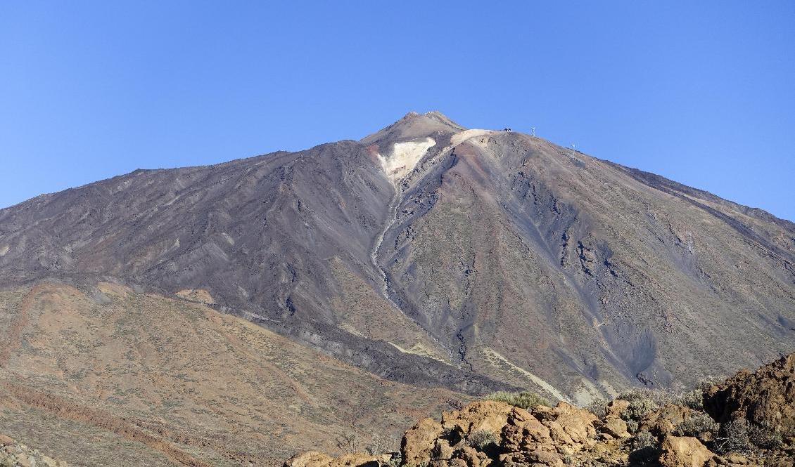 Vulkanen Teide på Tenerifa. Arkivbild. Foto: Marianne Løvland/NTB/TT