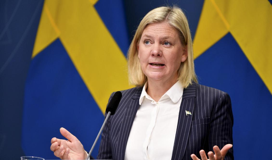 Finansminister Magdalena Andersson (S). Arkivbild. Foto: Henrik Montgomery/TT