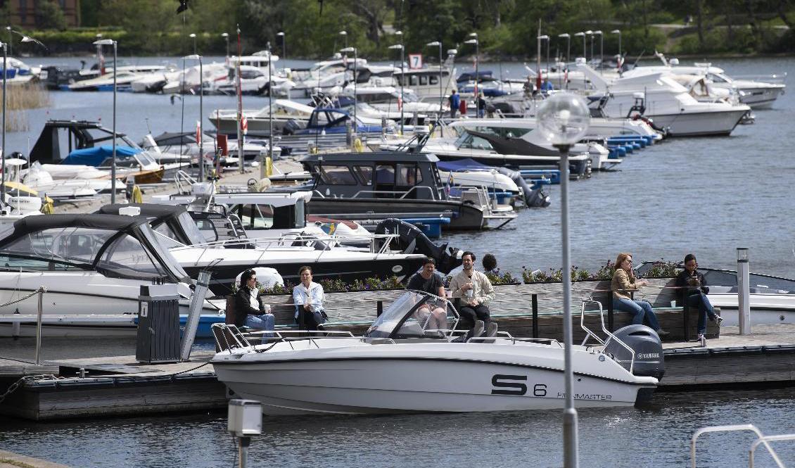 Båtmotorstölderna har minskat flera år i rad, samtidigt menar polisen att faran för stöld är långt ifrån över. Arkivbild. Foto: Fredrik Sandberg/TT