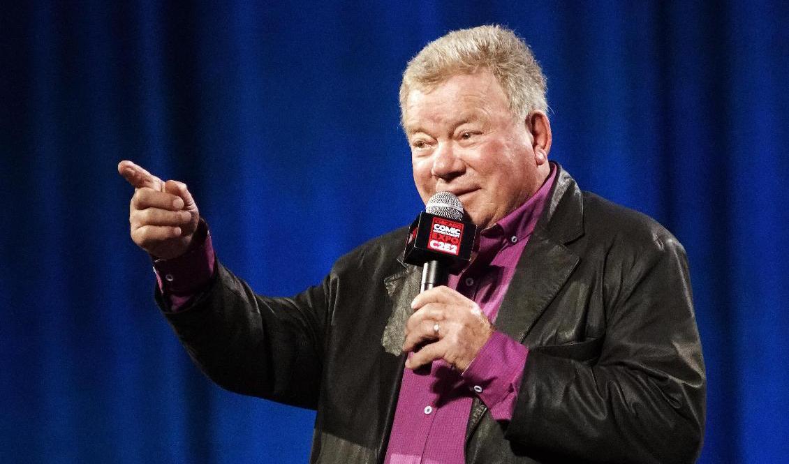 William Shatner ska färdas ut i rymden under en tio minuter lång rymdresa. Arkivbild. Foto: Rob Grabowski/AP/TT