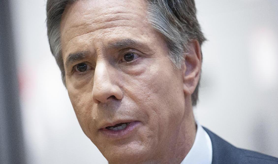 USA:s utrikesminister Antony Blinken. Arkivbild. Foto: Rebecca Droke/AP/TT