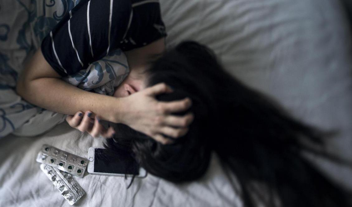 Pandemin drev upp antalet depressioner i Sverige, mer här än i grannländerna. Arkivbild. Foto: Stina Stjernkvist/TT