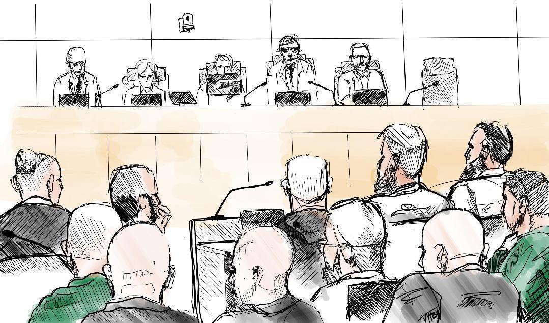 I slutet av september inleddes hovrättsförhandlingen mot det så kallade Vårbynätverket. Målet rör grova brott som mordförsök, sprängdåd och kidnappning. Foto: Johan Hallnäs/TT