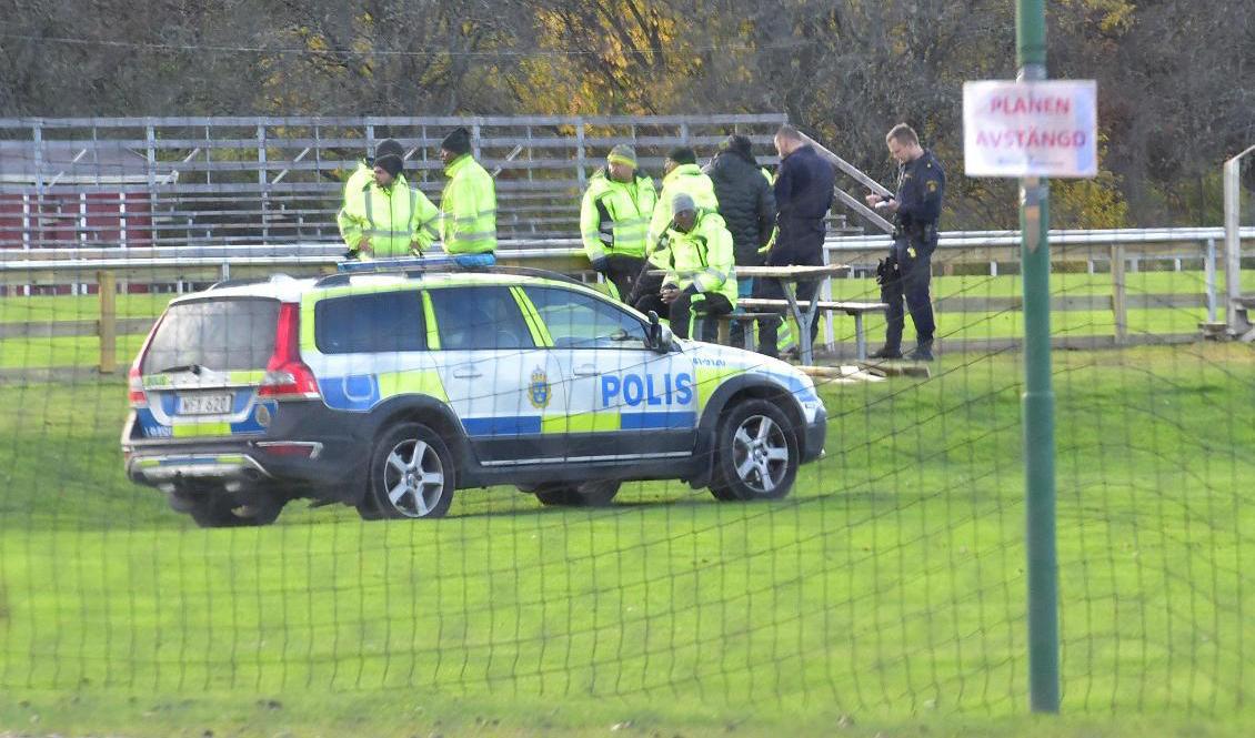 Mannen sköts under torsdagen i närheten av en skola i Eskilstuna. Foto: Pontus Stenberg/TT