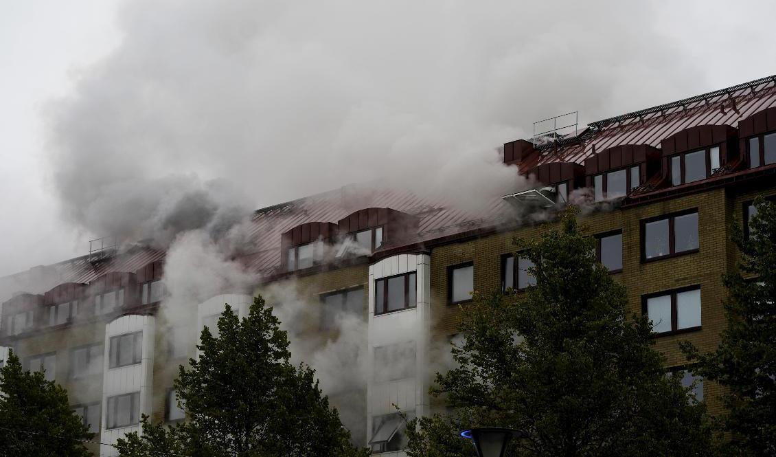 En kvinna har avlidit efter explosionen i Annedal. Brottsrubriceringen ändras till mord och grov allmänfarlig ödeläggelse. Arkivbild. Foto: Björn Larsson Rosvall/TT
