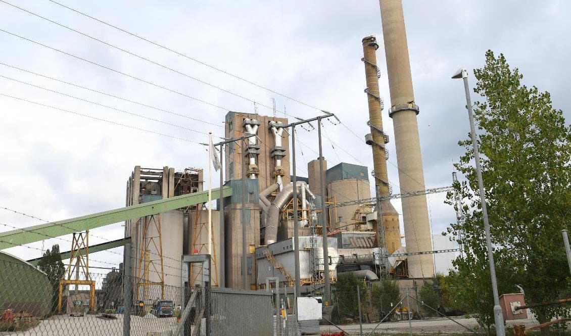 Cementa vill kvotera cementen. Arkivbild. Foto: Fredrik Sandberg/TT