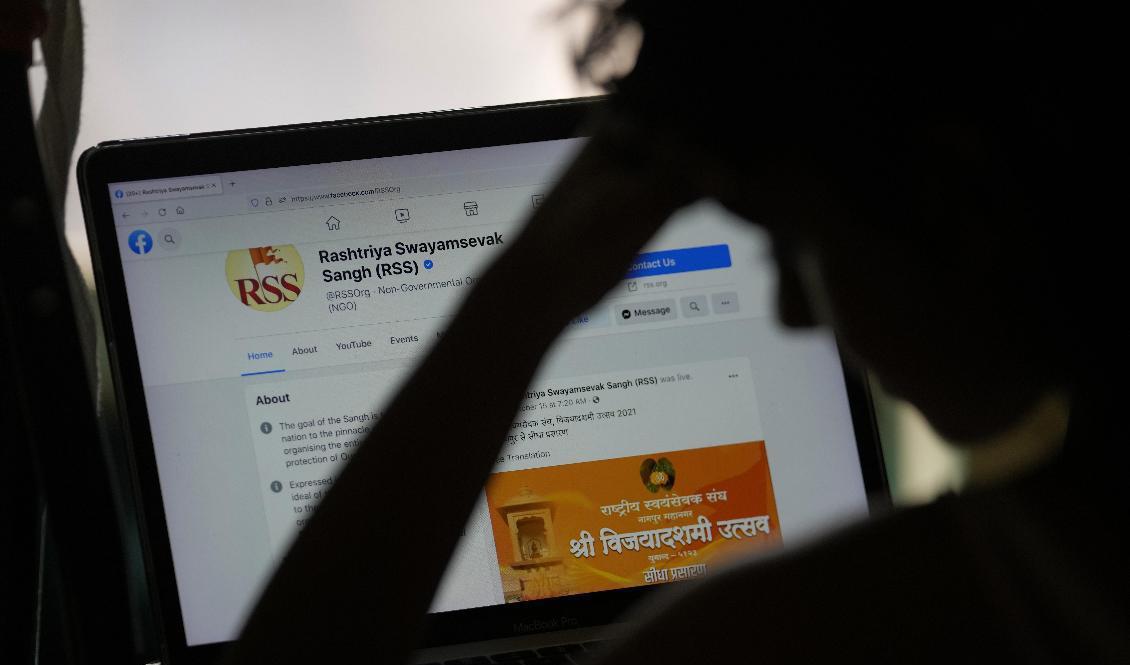 
Läckta dokument visar att Facebook kände till att dess plattformar användes för att sprida hat i Indien. Arkivbild. Foto: Manish Swarup/AP/TT                                            