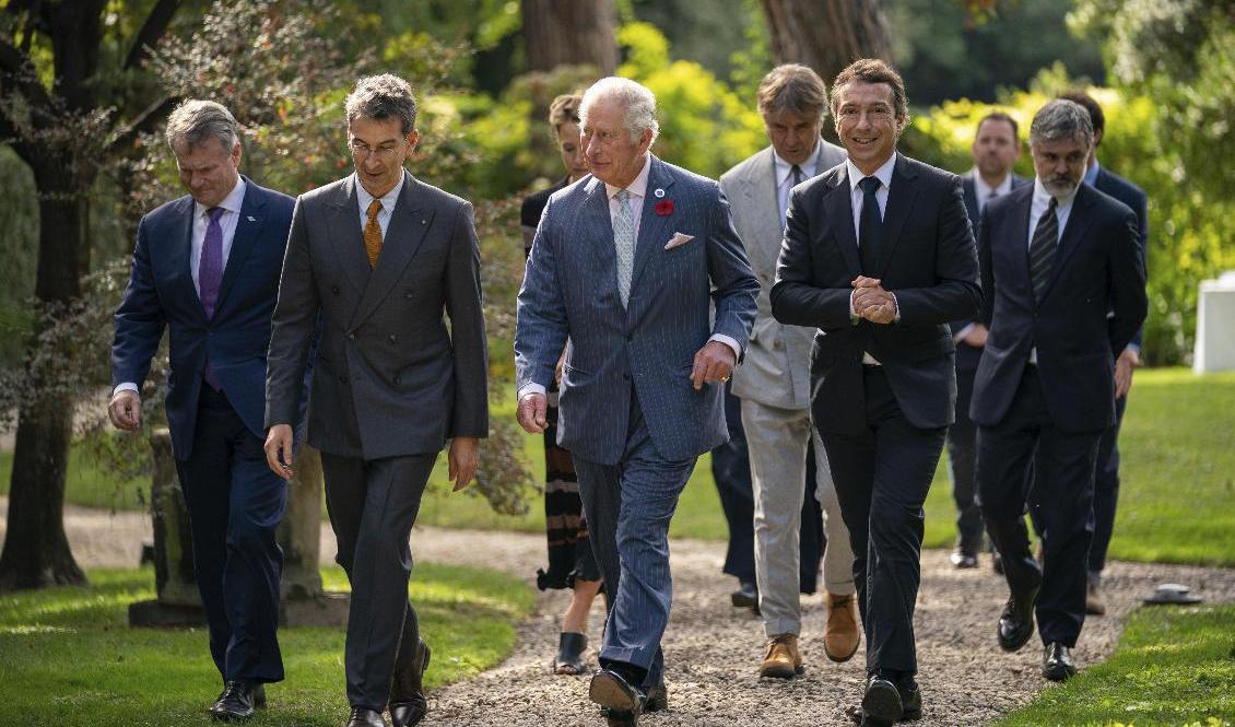 Storbritanniens Prins Charles, i mitten, har vädjat till deltagarna på G20-mötet att agera kraftfullt för allas framtid. Foto: Aaron Chown/AP/TT