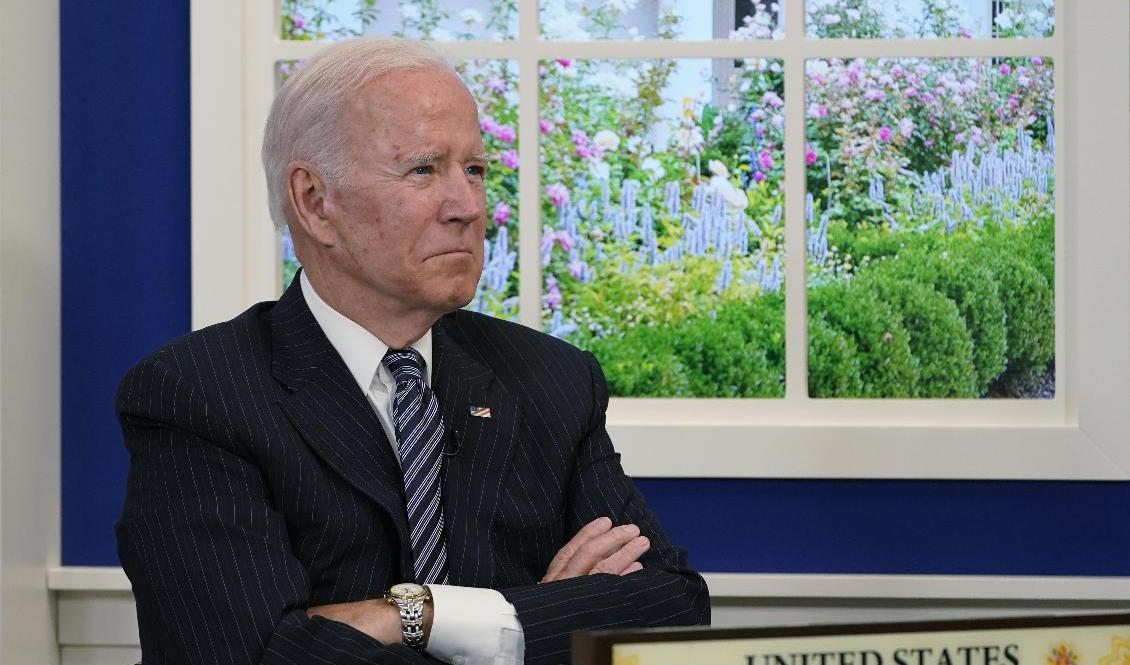 Joe Biden kanske lyckas baxa igenom sina reformpaket genom representanthuset på fredagen. Arkivbild. Foto: Susan Walsh/AP/TT
