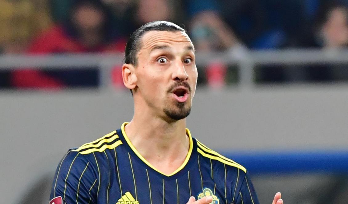 Zlatan Ibrahimovic hade flera bra chanser mot Georgien. Foto: Jonas Ekströmer/TT