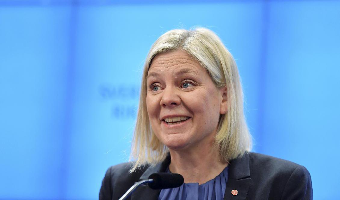 Socialdemokraternas partiledare Magdalena Andersson (S). Arkivbild. Foto: Jessica Gow/TT