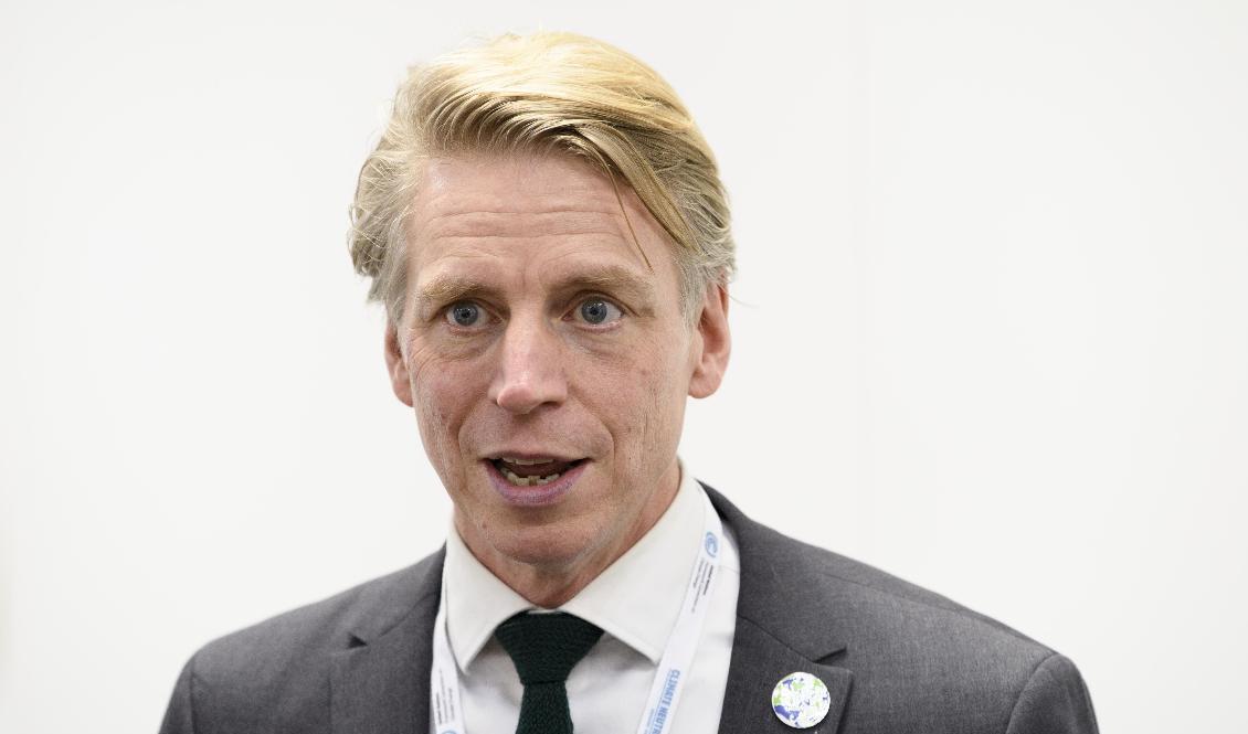 Klimat- och miljöminister Per Bolund (MP). Arkivbild. Foto: Henrik Montgomery/TT