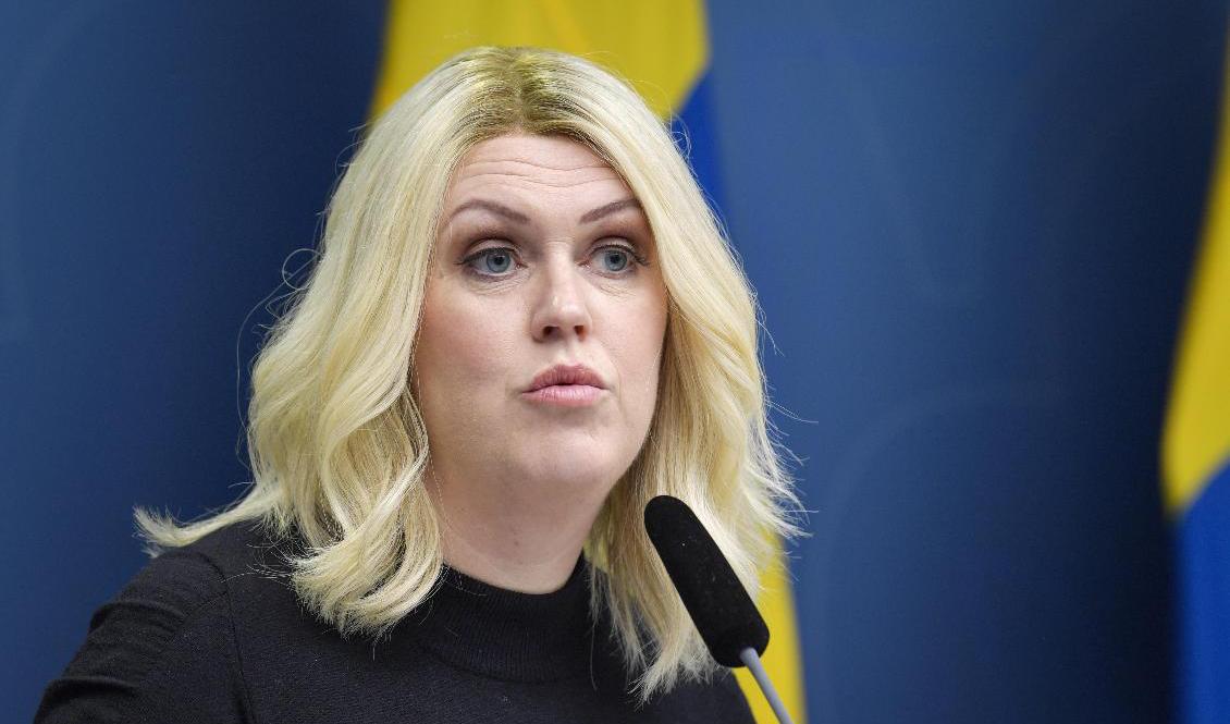 Socialminister Lena Hallengren (S). Arkivbild. Foto: Jessica Gow/TT