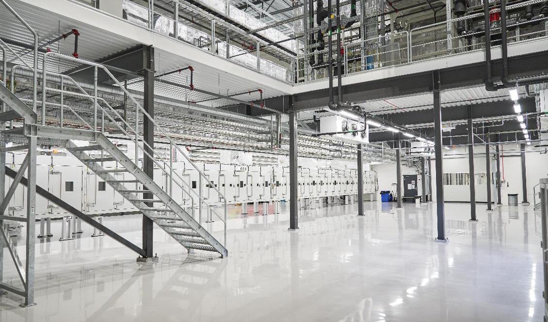 Northvolts fabrik i Västerås. Arkivbild. Foto: Simon Rehnström/SvD/TT