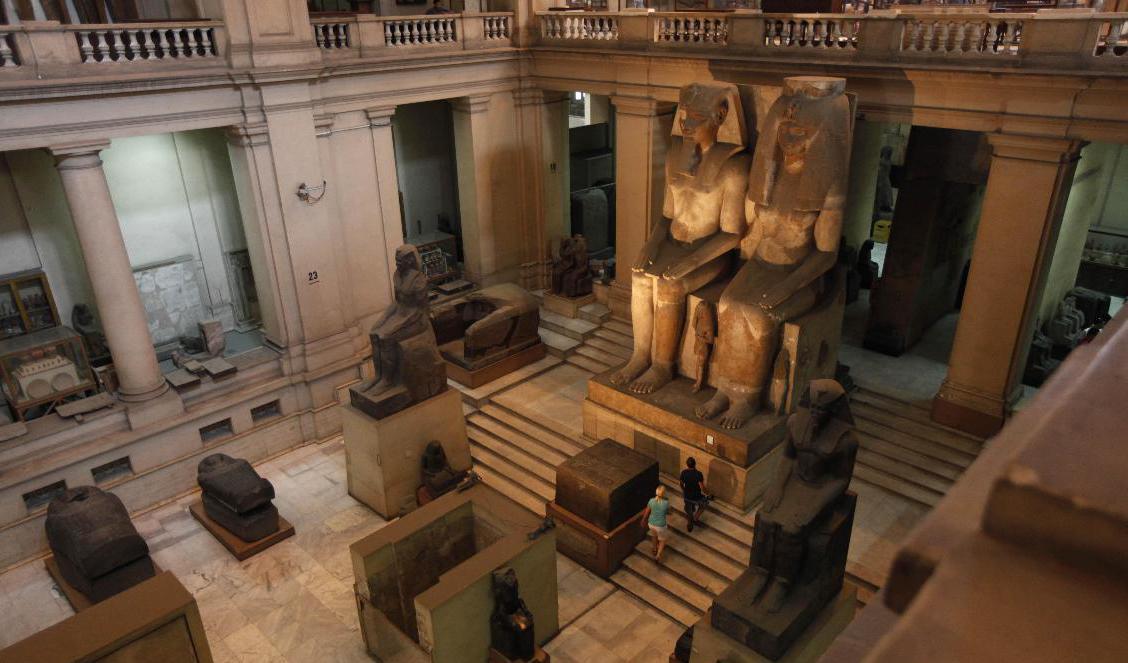 Farao Amenhoteps mumie finns på Egyptiska museet i Kairo. Arkivbild. Foto: Nasser Nasser/AP/TT