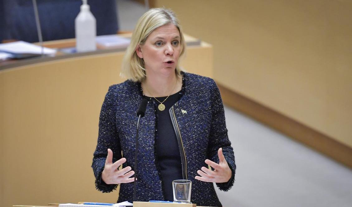 
Statsminister Magdalena Andersson (S). Arkivbild. Foto: Anders Wiklund/TT                                            
