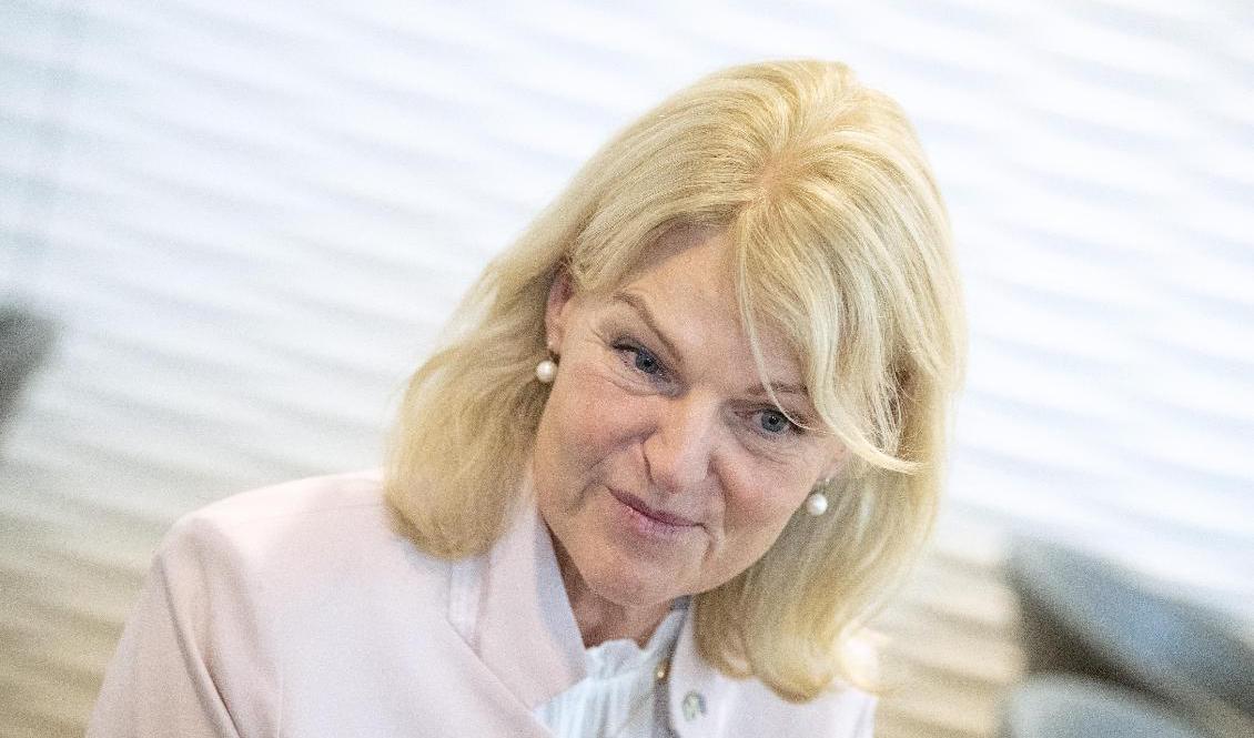 Anna Hallberg (S), utrikeshandelsminister samt minister för nordiska frågor. Arkivbild. Foto:  Johan Nilsson/TT