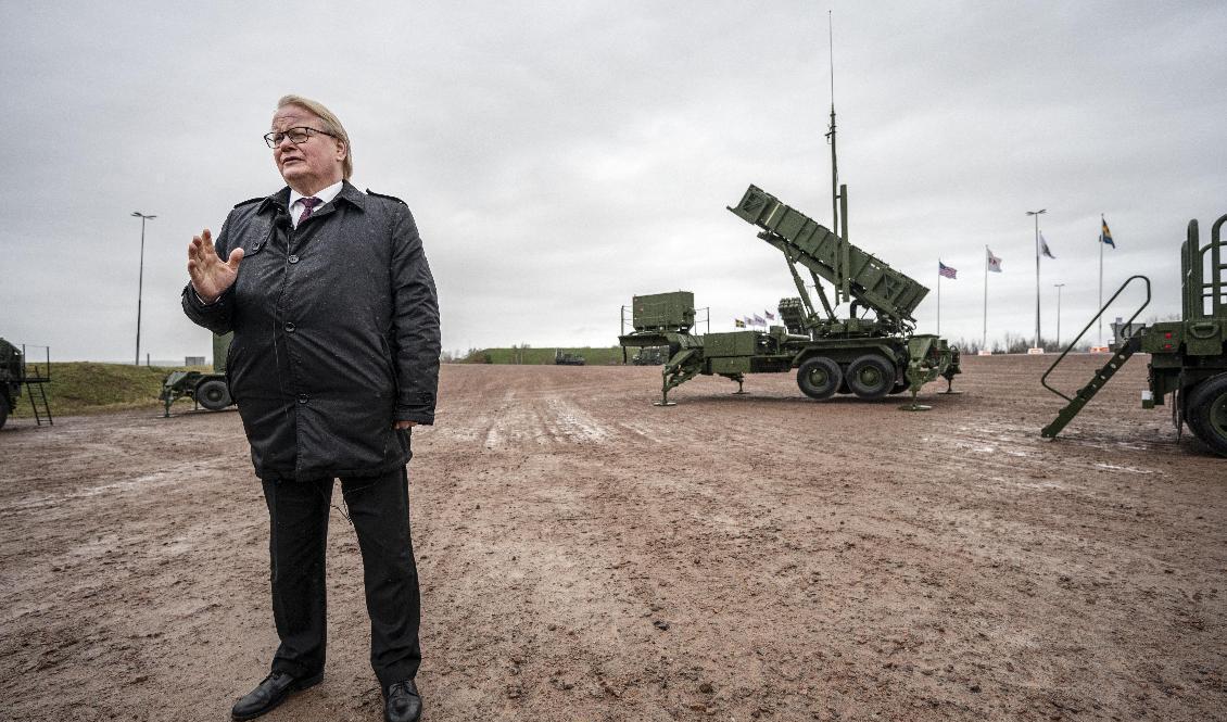 Försvarsminister Peter Hultqvist tillmötesgår inte de borgerliga partiernas krav på hur Försvarsberedningen ska arbeta. Arkivbild. Foto: Johan Nilsson/TT