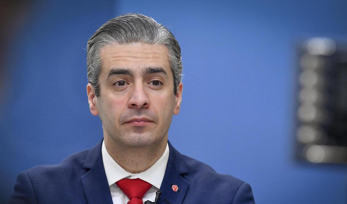 Energiminister Khashayar Farmanbar (S). Arkivbild. Foto: Jessica Gow/TT