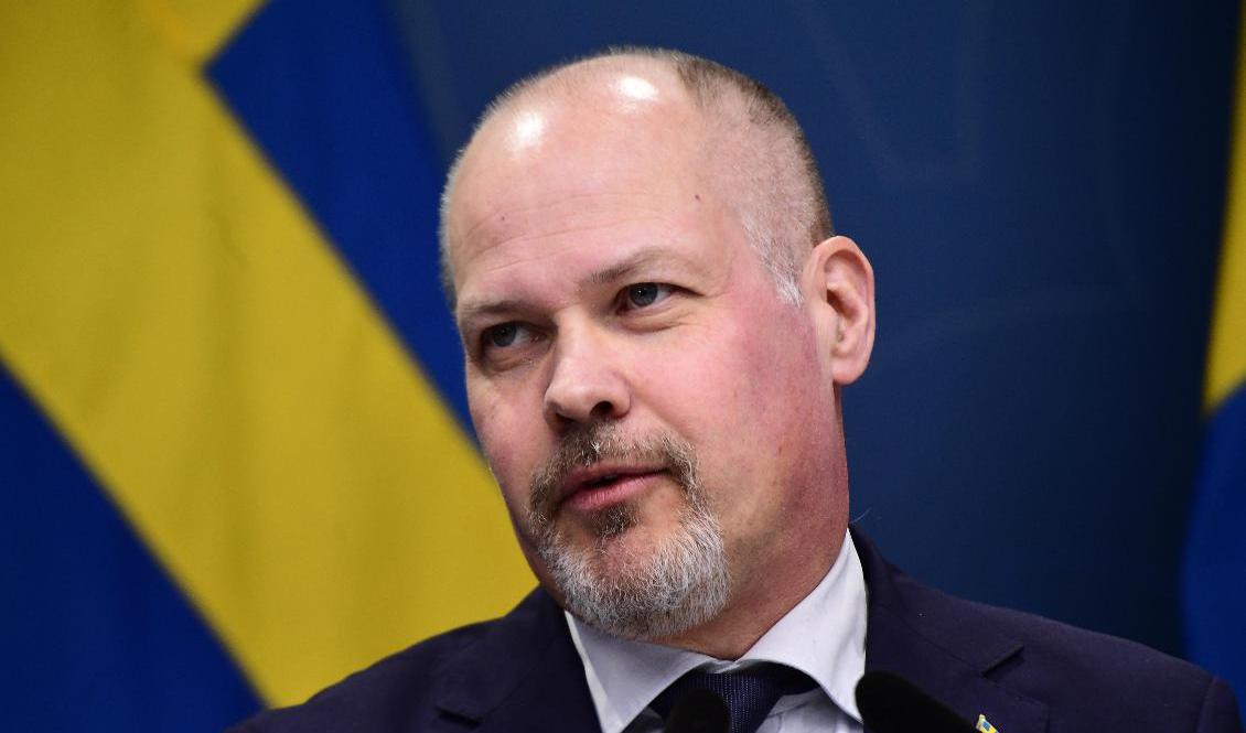 Justitie- och inrikesminister Morgan Johansson (S). Arkivbild Foto: Paul Wennerholm/TT
