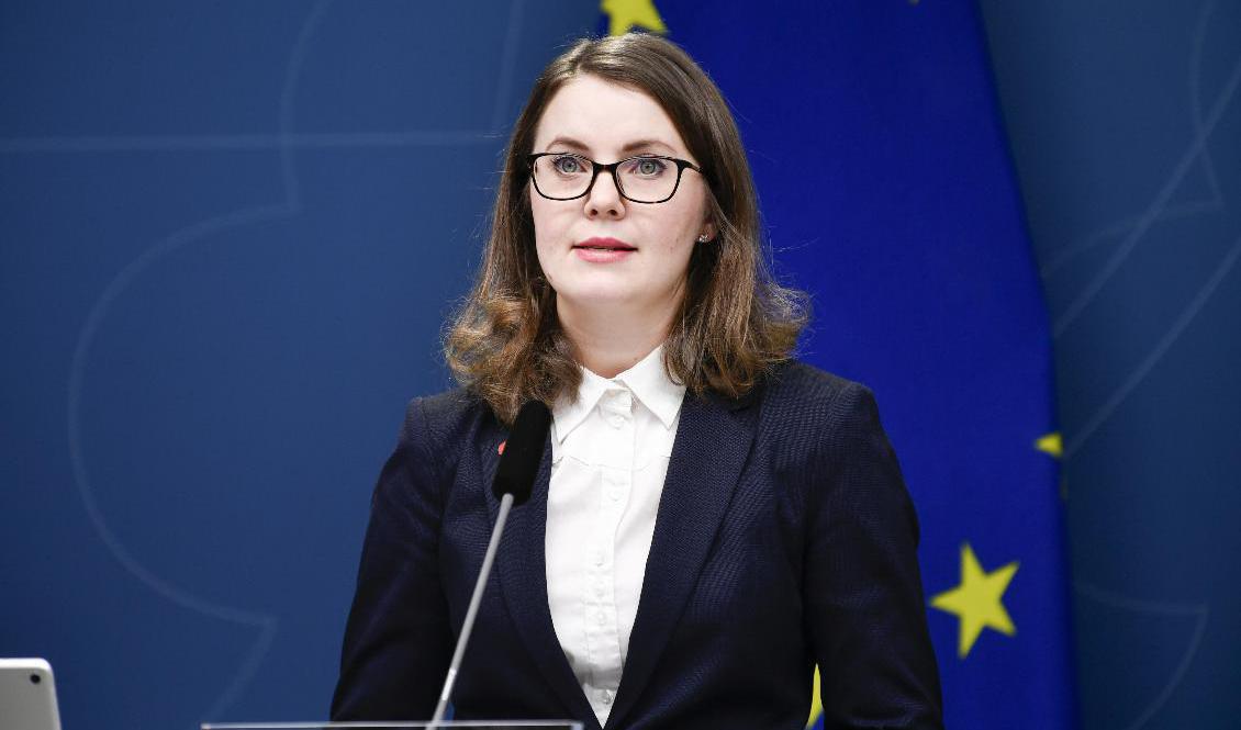 Civilminister Ida Karkiainen. Arkivbild. Foto: Henrik Montgomery/TT