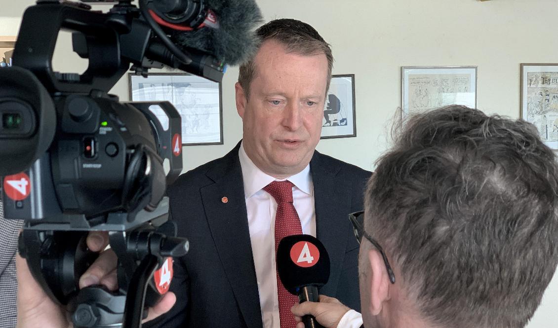 Regeringen kommer att föreslå id-kontroller vid inpassering till Sverige även på och för andra färdmedel än färjor, enligt migrationsminister Anders Ygeman (S). Foto: Lars Larsson/TT