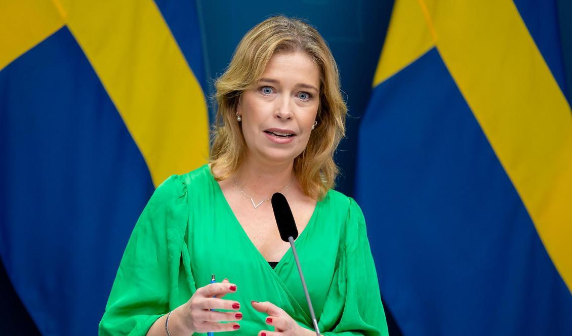 
Klimat- och miljöminister Annika Strandhäll (S). Foto: Magnus Liljegren/Regeringskansliet                                            
