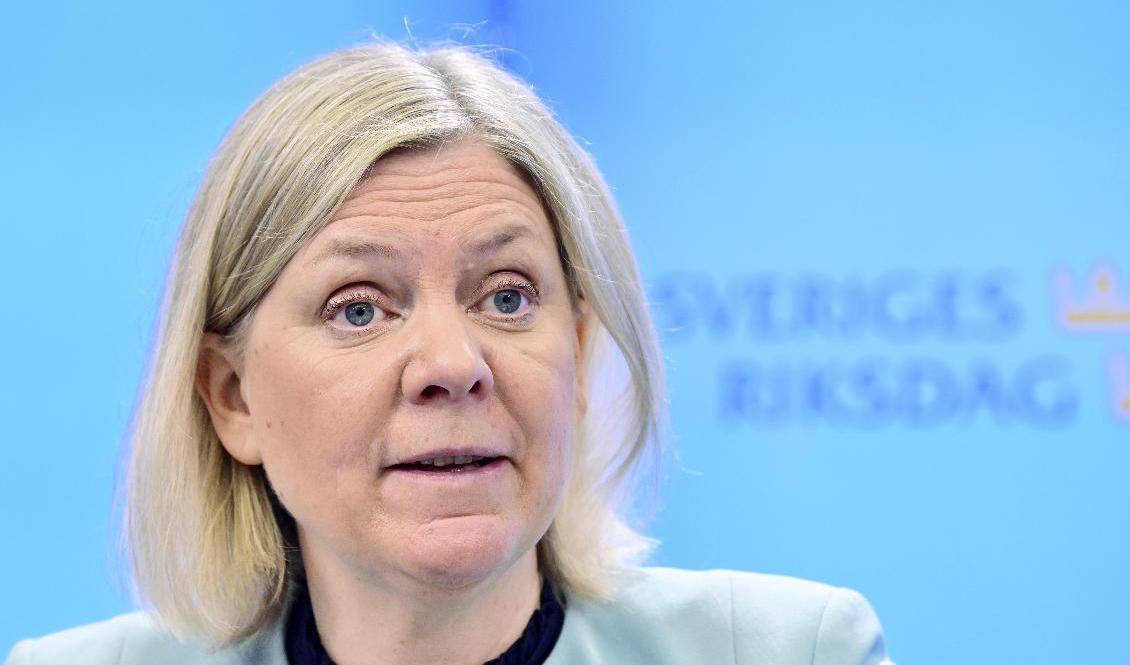 Statsminister Magdalena Andersson (S). Arkivbild. Foto: Jonas Ekströmer/TT