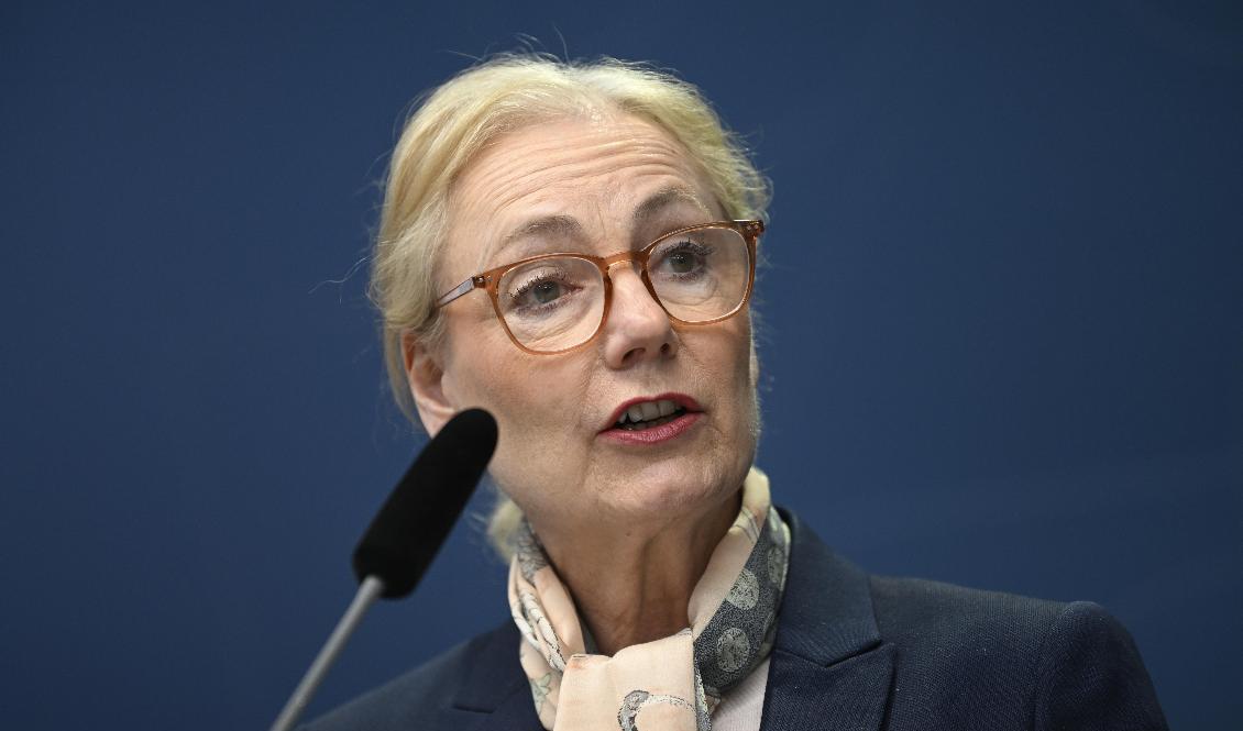 "Vi ska hålla oss välinformerade, vi ska vara källkritiska och vi ska visa omtanke som en del i vår viktiga motståndskraft", säger MSB:s generaldirektör Charlotte Petri Gornitzka. Arkivbild. Foto: Fredrik Sandberg/TT