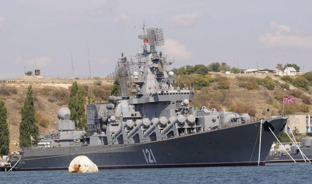 Robotkryssaren Moskva i en bild från 2008. Foto: Sergei Chuzavkov/AP/TT