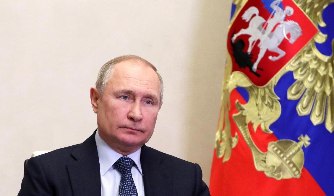 Rysslands president Vladimir Putin. Foto: Mikhail Klimentyev/AP/TT