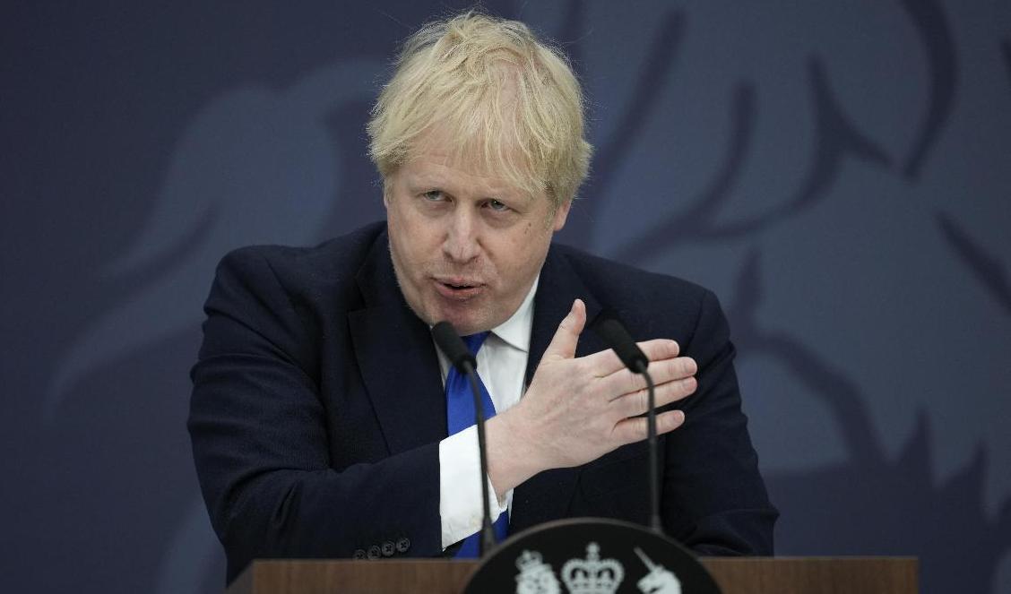 
Storbritanniens premiärminister Boris Johnson. Arkivbild. Foto: Matt Dunham/AP/TT                                            