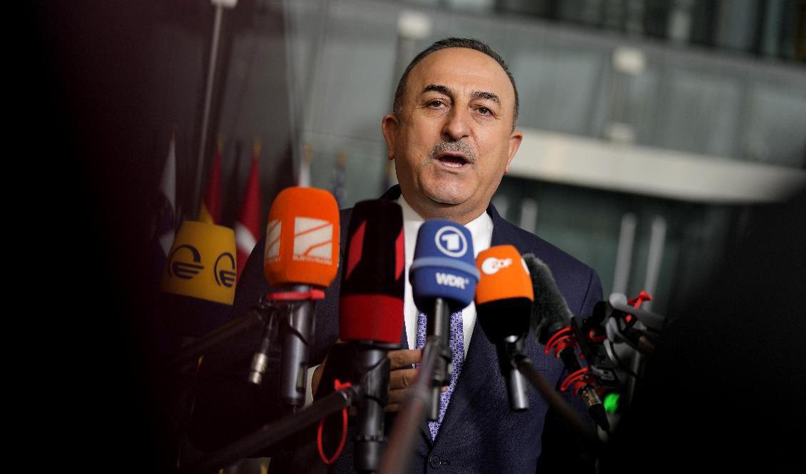 Turkiets utrikesminister Mevlüt Cavusoglu. Arkivbild. Foto: Virginia Mayo/AP/TT