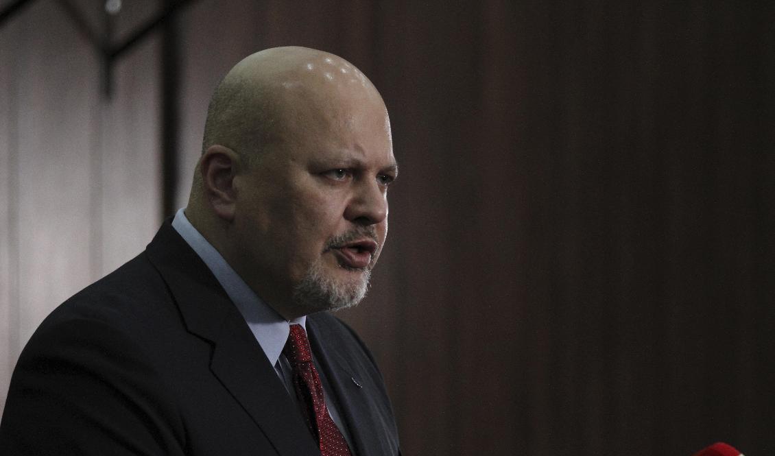 ICC:s chefsåklagare Karim Khan. Arkivbild. Foto: Marwan Ali/AP/TT
