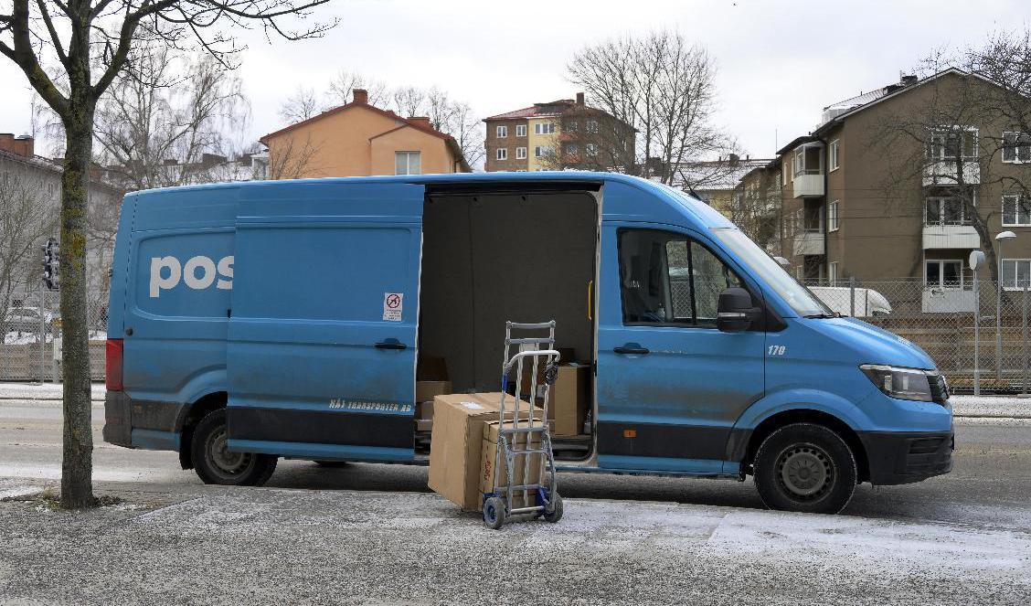 Färre paket slår kraftigt på Postnords resultat. Arkivbild. Foto: Janerik Henriksson/TT