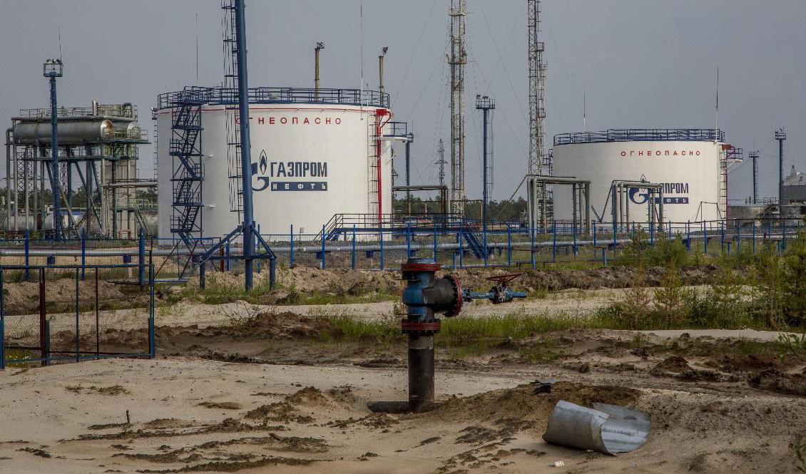 En Gazprom-anläggning i den ryska regionen Yamal. Arkivbild. Foto: Petr Shelomovskiy/AP/TT