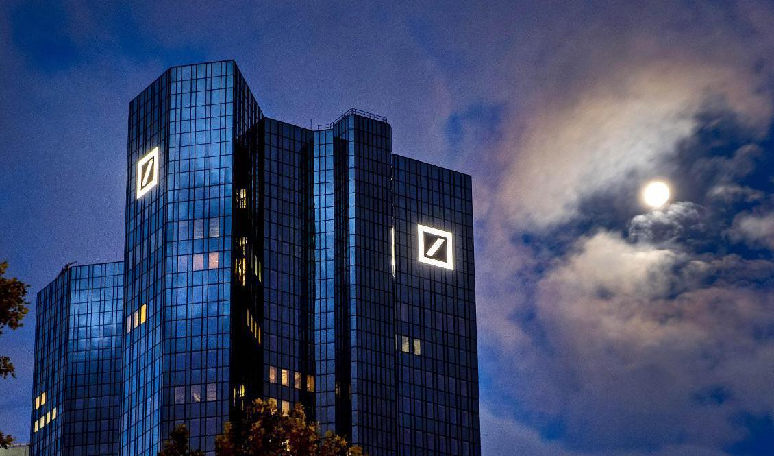 Deutsche Banks huvudkontor i Frankfurt. Arkivbild. Foto: Michael Probst/AP/TT
